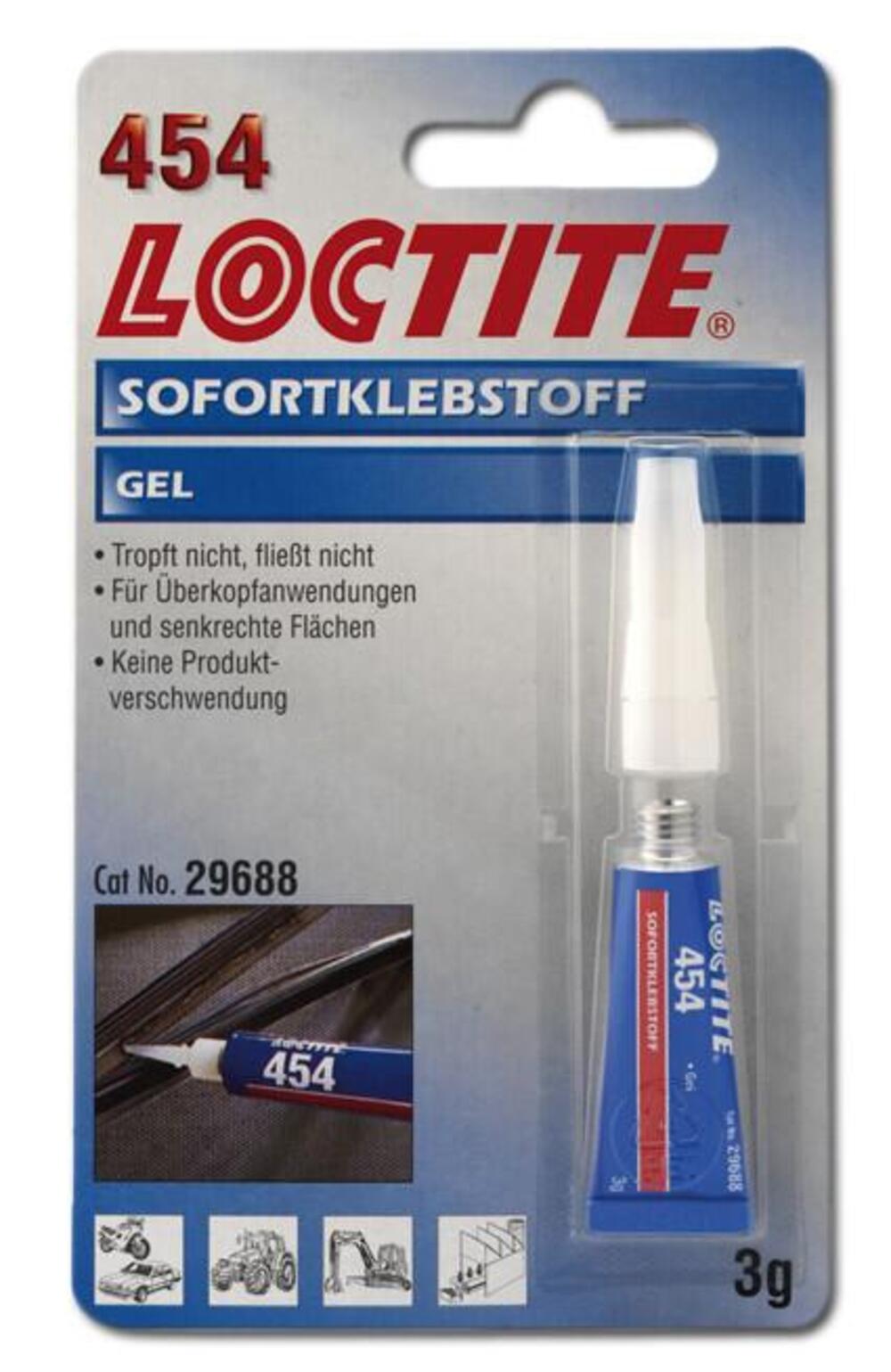 Colla istantanea Loctite 454 super glue 3 gr Locti