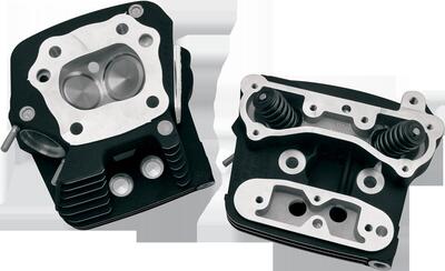 Coppia tetstate S&amp;S nere per FXR, Dyna, Softail e 