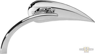 Specchietto Rad 2 a goccia sinistro cromo Arlen Ness