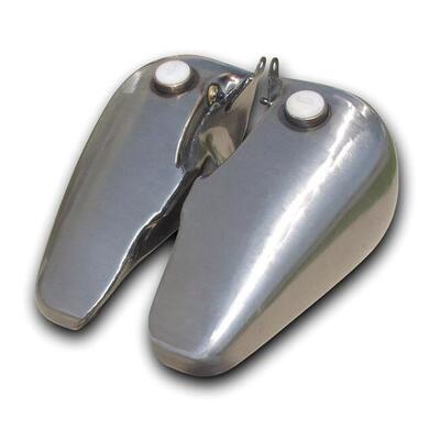 Serbatoio benzina 3,5 galloni Fatbob tappi a vite 