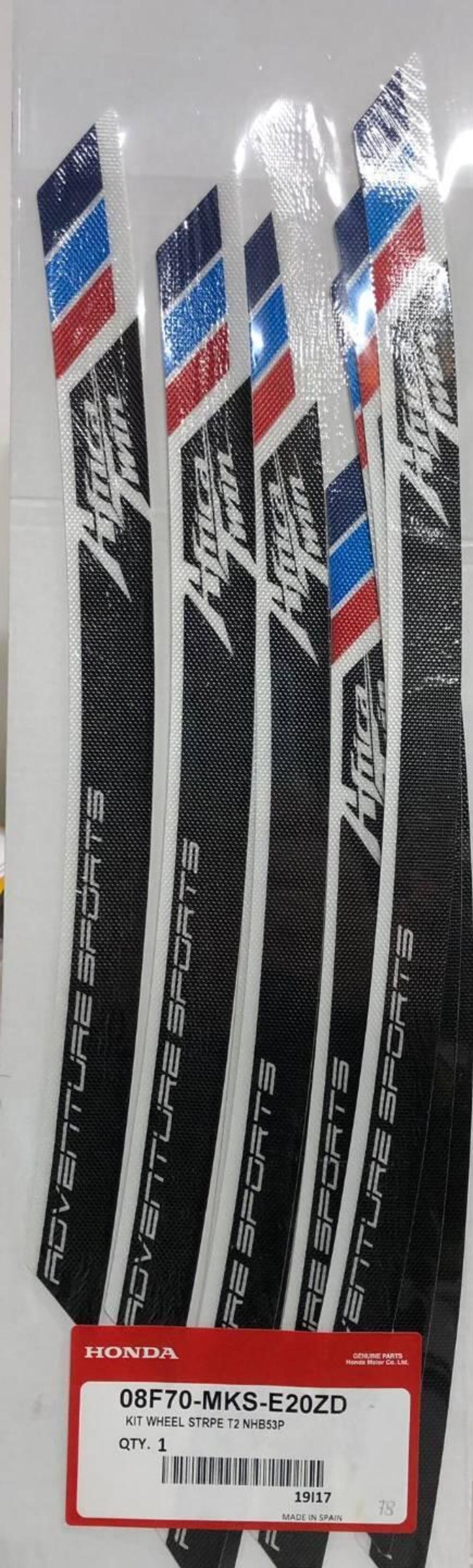 SERIE ADESIVI CERCHIO PER HONDA AFRICA TWIN ADVENT