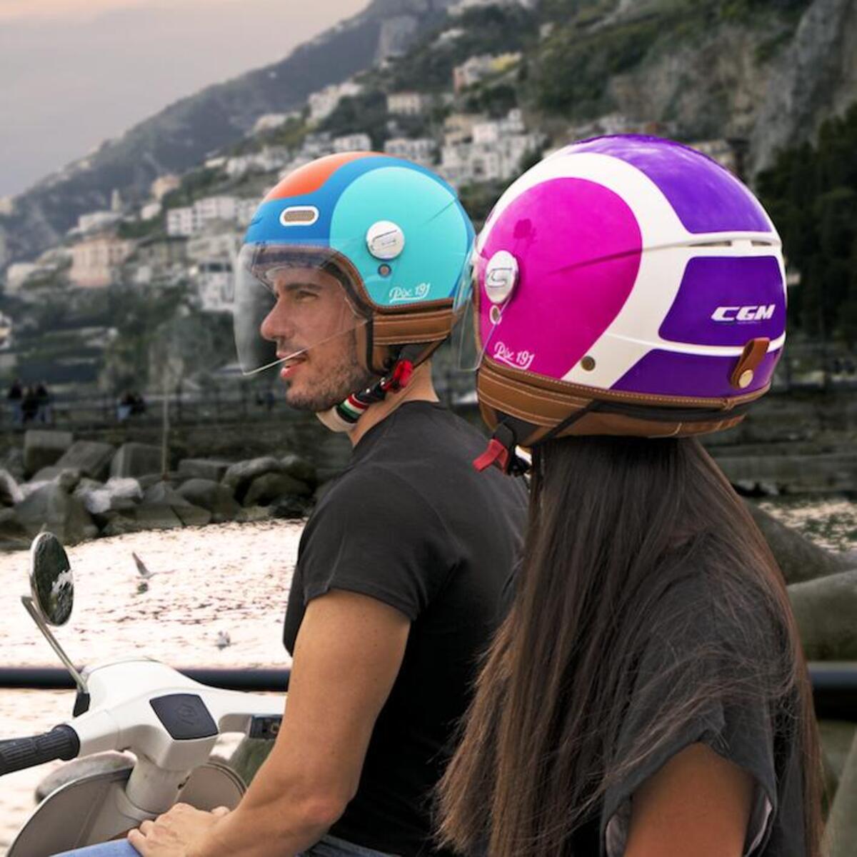 CGM Jet Helmet 191A PIX MONO – White Glossy, ECE 22.06 Certified, Urban Style