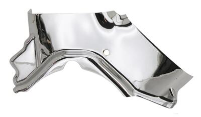 Coperchio base cilindri cromato lato sinistro per Zodiac