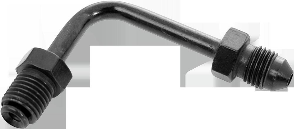 Raccordo nero piegato 90° da 3/8"-24 a AN-3 Goodridge