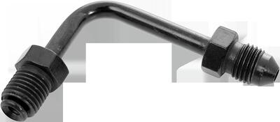 Raccordo nero piegato 90&deg; da 3/8"-24 a AN-3 Goodridge