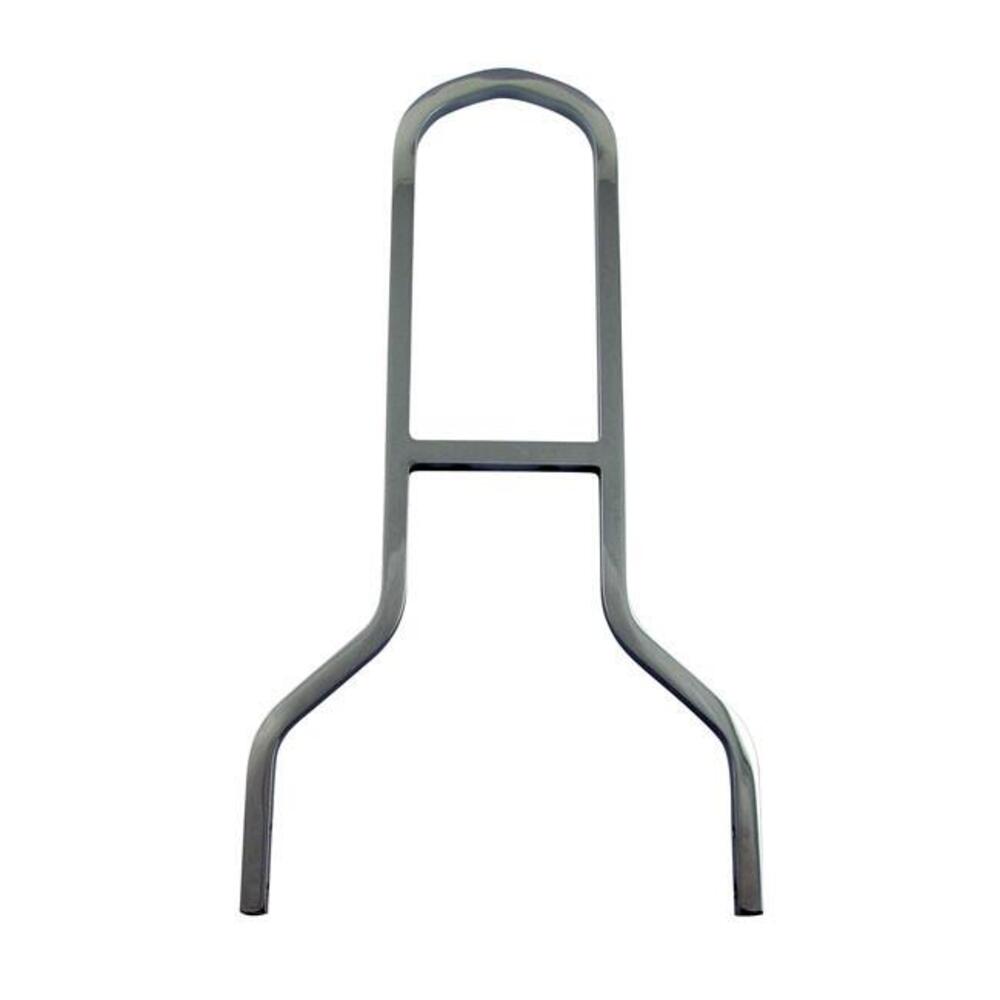 Schienalino Sissy Bar Alto 40 cm cromato largo 28, 