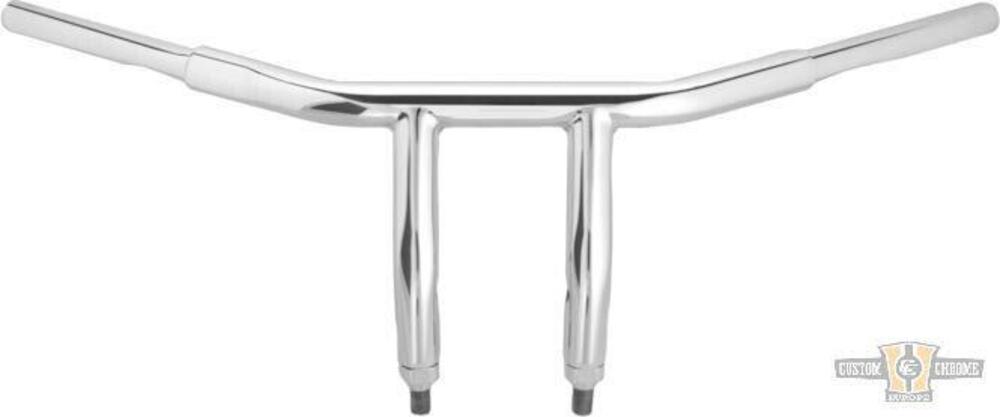 Manubrio T Bar 1-1/4" alto 4,5" Largo 77cm Cromato 