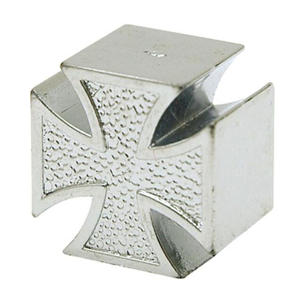 Tappini valvola Maltese Cross cromati Trik Topz 