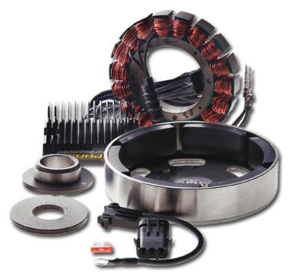 Sistema di ricarica completo 40 Ampere nero per To 