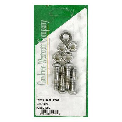 Viti montaggio parafango posteriore cromate per Sp 