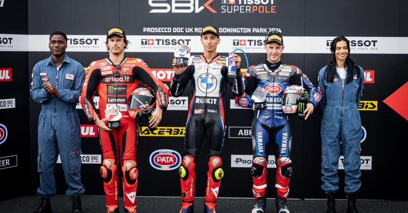 SBK 2024. GP del Regno Unito a Donington. Toprak Razgatlioglu vince anche la gara sprint a Donington Park. Rea: primo podio Yamaha