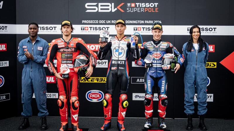 SBK 2024. GP del Regno Unito a Donington. Toprak Razgatlioglu vince anche la gara sprint a Donington Park. Rea: primo podio Yamaha