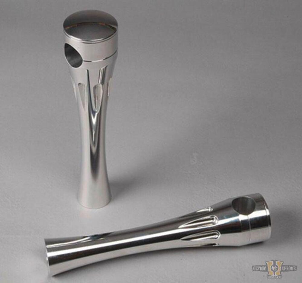 Riser alti 8" lucidi in alluminio CK per manubri d 