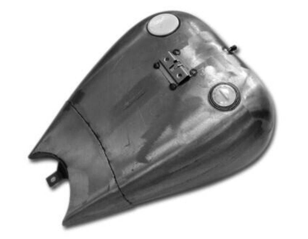 Serbatoio benzina 5 galloni allungato 2" - 2 tappi 