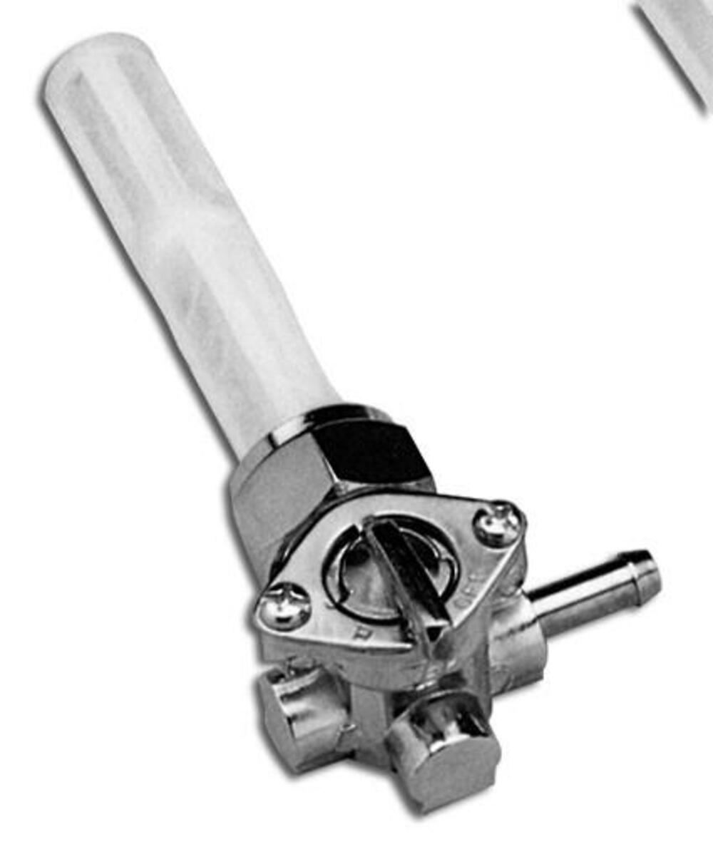 Rubinetto benzina 22mm cromato Custom Chrome 