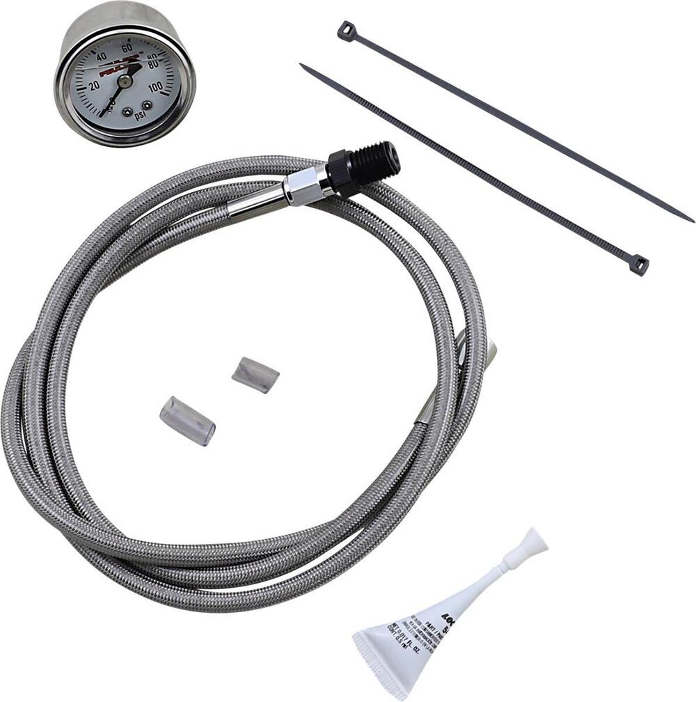 Kit manometro pressione olio fondo bianco per Tour 