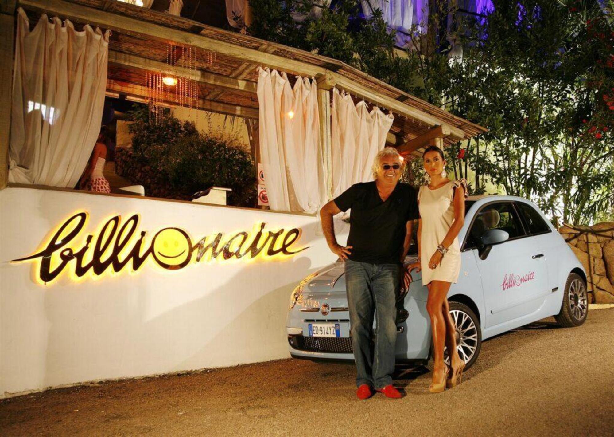 Flavio Briatore ed Elisabetta Gregoraci al Billionaire