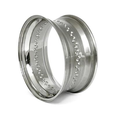 Cerchione 16x7 - 80 fori - inox lucido TTS 