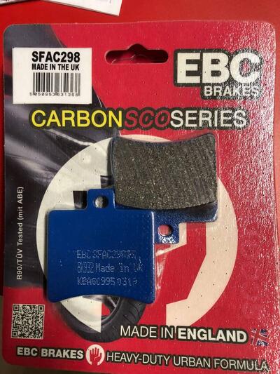 COPPIA PASTIGLIE EBC SFAC 298 EBC Brakes
