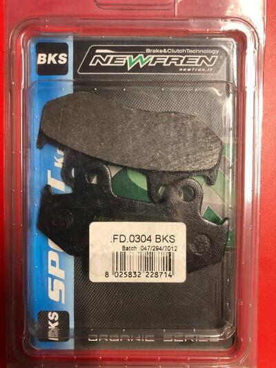 COPPIA PASTIGLIE NEWFREN FD 0304 BKS