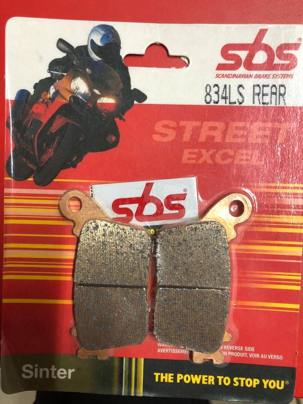 COPPIA PASTIGLIE SINTERIZZATE SBS 834LS