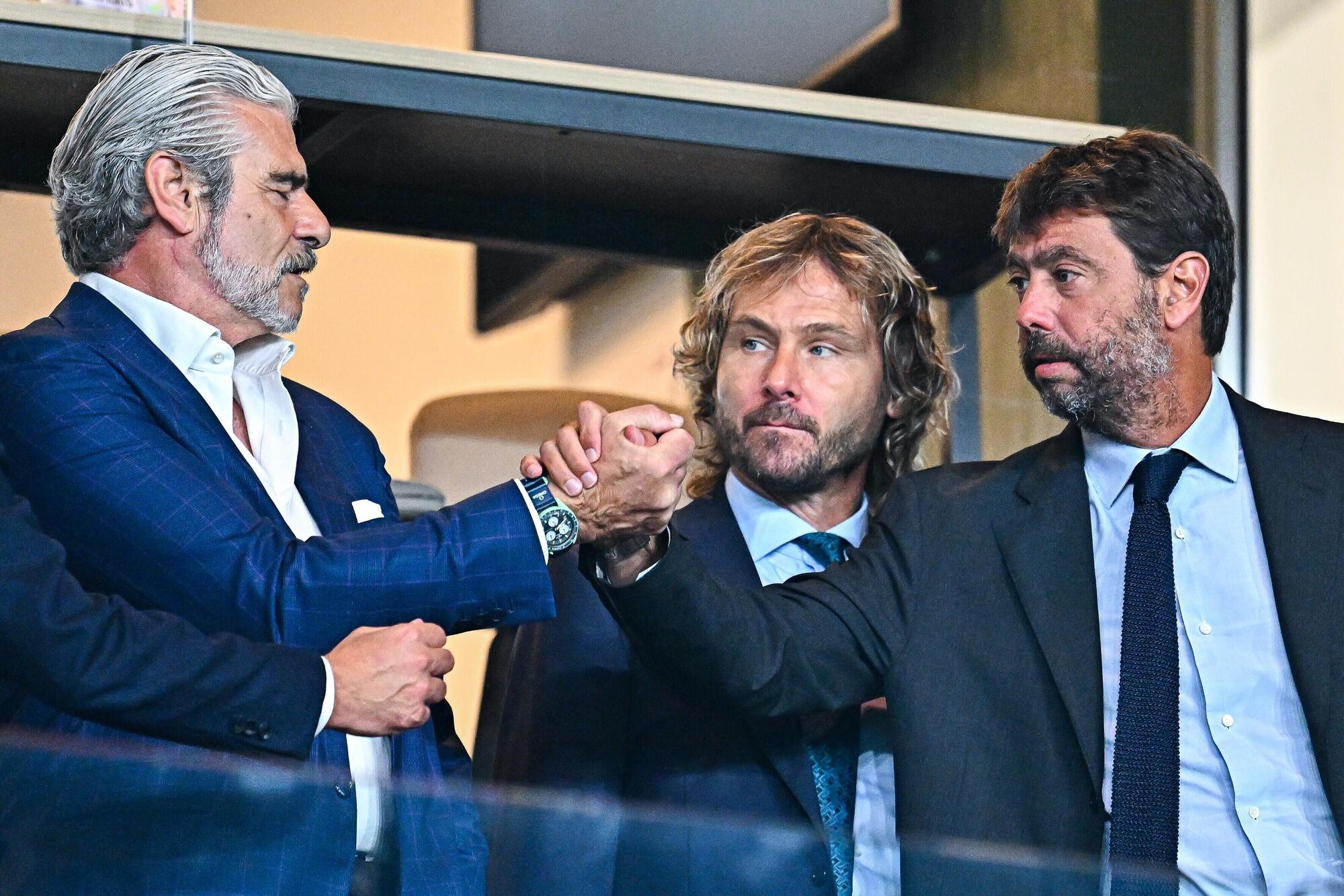 Maurizio Arrivabene, Pavel Nedved e Andrea Agnelli