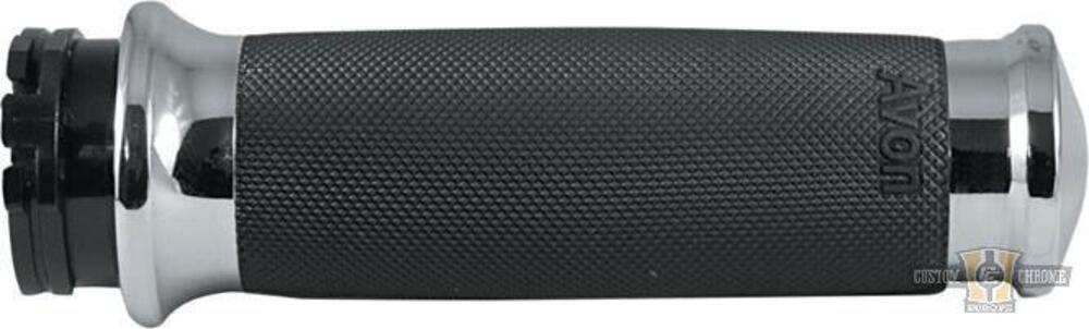 Manopole Avon Contour lisce cromate per accelerat