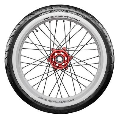 Pneumatico anteriore Avon Cobra Chrome 100/90-19 5
