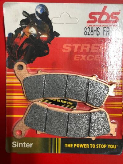 COPPIA PASTIGLIE 828 HS Sbs