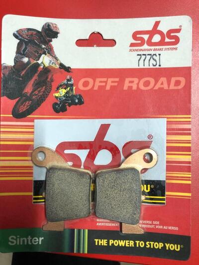 COPPIA PASTIGLIE SBS 777SI