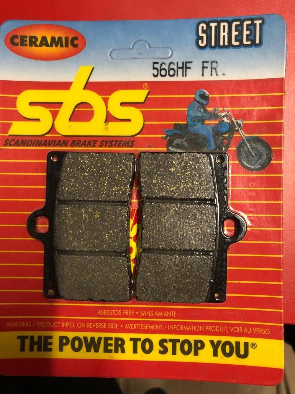 COPPIA PASTIGLIE SBS 566 HF