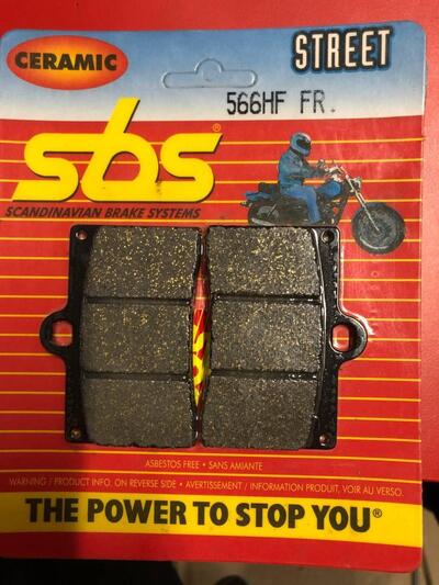 COPPIA PASTIGLIE SBS 566 HF