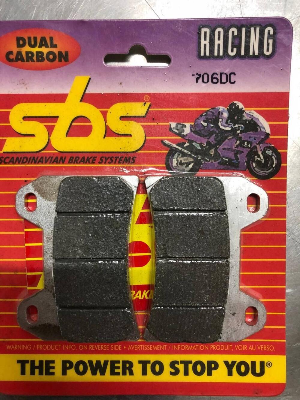 COPPIA PASTIGLIE SBS 706 DC