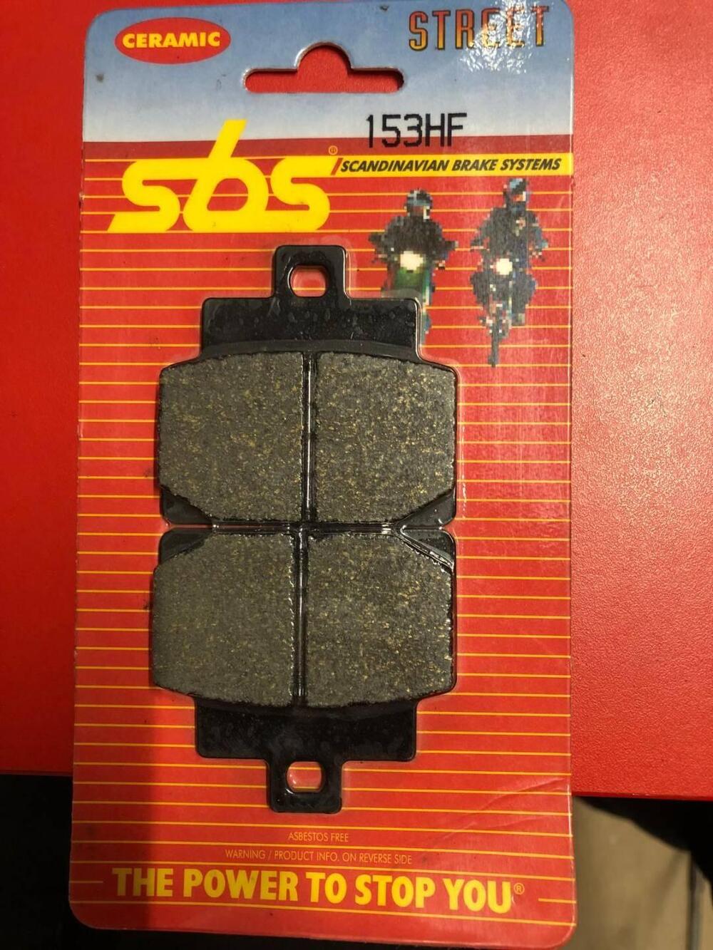 COPPIA PASTIGLIE SBS 153 HF