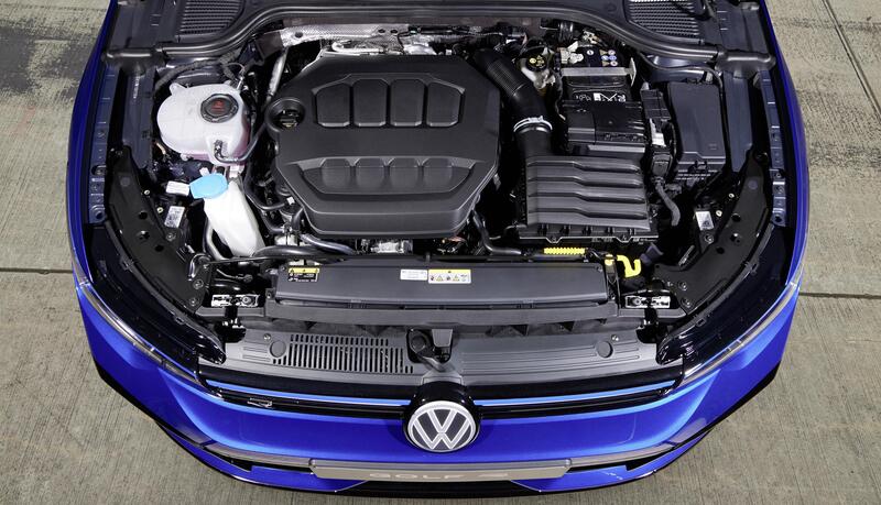 Motore della nuova Volkswagen Golf R