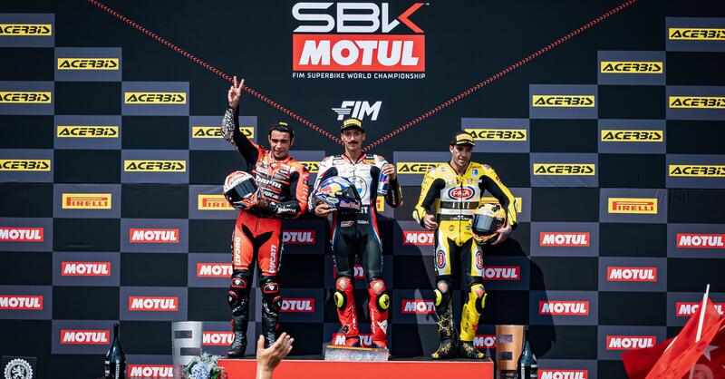 SBK 2024. GP della Repubblica Ceca a Most. Vittoria incontrastata di Toprak in Gara1. Poi Petrucci e Iannone