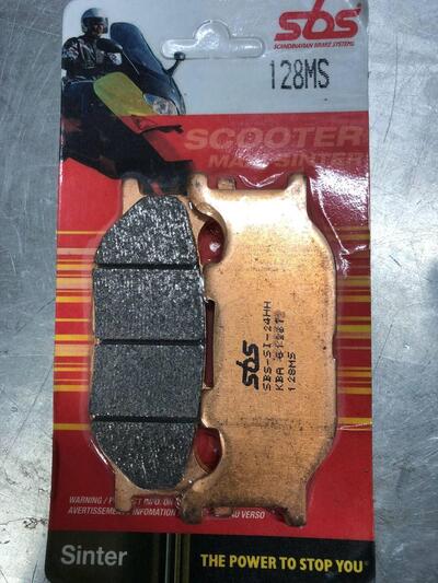 COPPIA PASTIGLIE SBS 128MS PER: "ITALJET Jupiter B