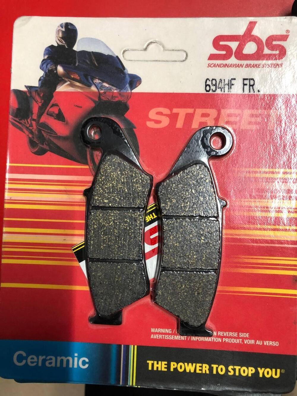 COPPIA PASTIGLIE SBS 694HF