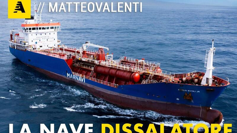 La prima nave che rende potabile l&#039;acqua di mare | Mezzi Speciali [VIDEO]