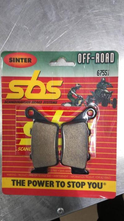 COPPIA PASTIGLIE SBS 675SI