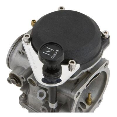 Supporto cavo aria per carburatore Keihin CV inox 