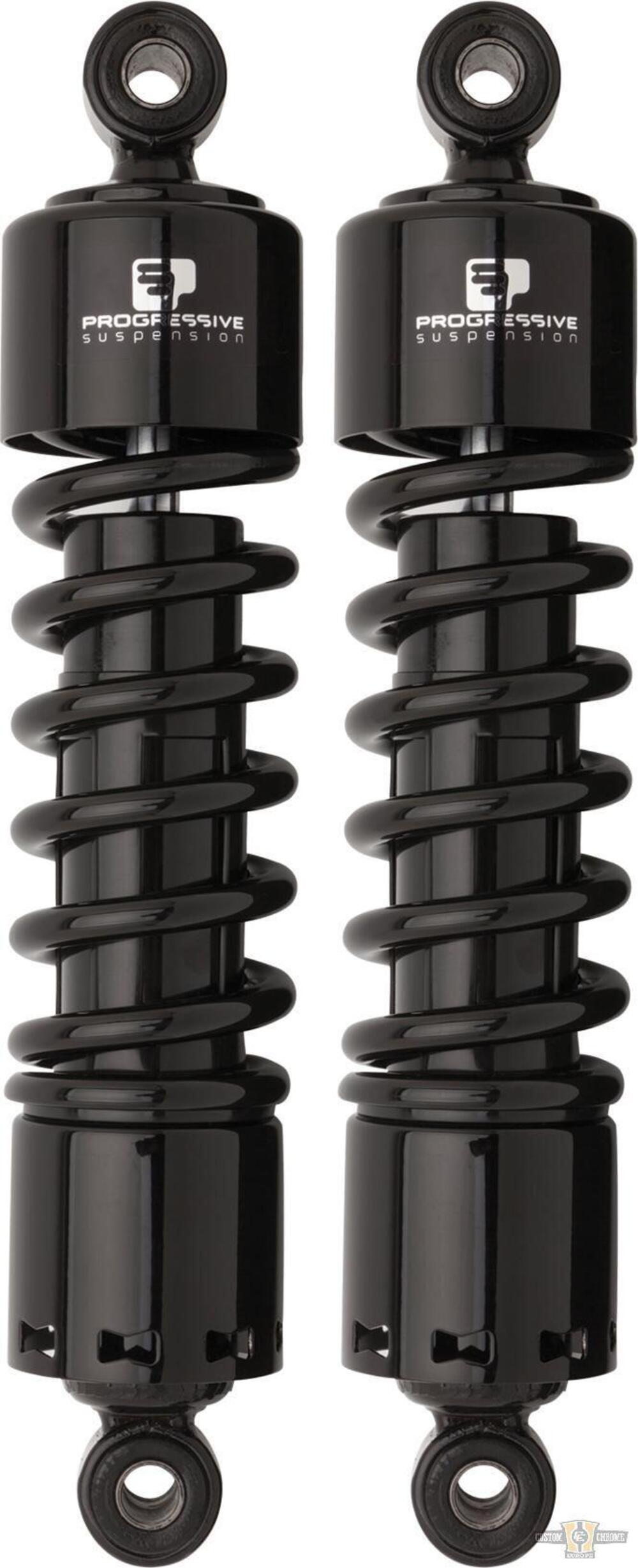 Ammortizzatori 12,5" cromati Progressive Suspensio Progressive Suspension