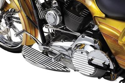 Pedane Ness retr&ograve; guidatore cromate Per Softail FL Arlen Ness