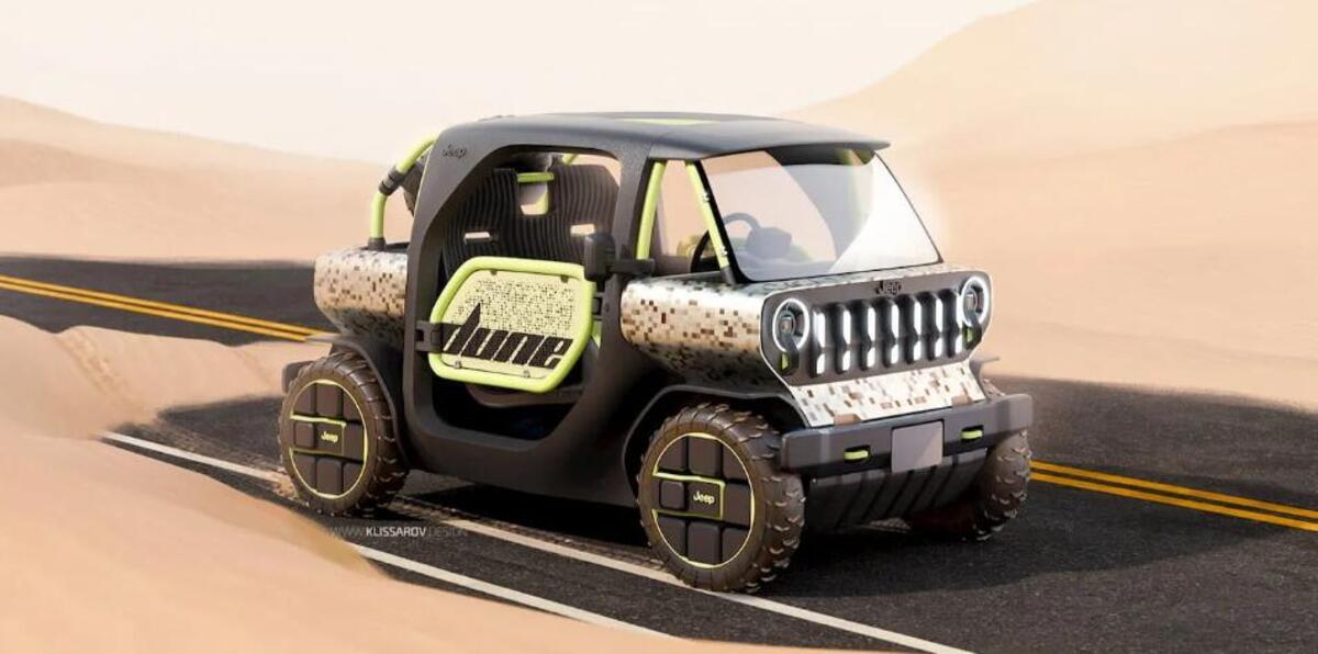 Jeep Dune: la concept elettrica su base Citroen Ami è intrigante
