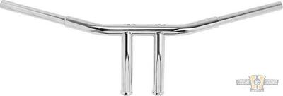 Manubrio T Bar 1" alto 7,25" Largo 77cm Cromato, c 