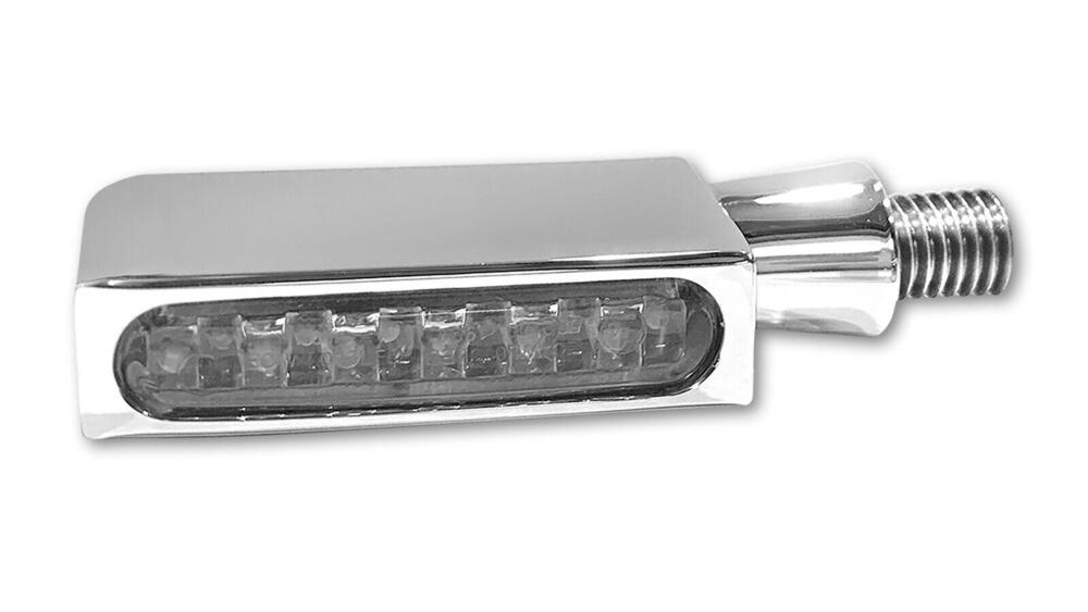 freccia led posteriore HeinzBikes Blokk cromata le 