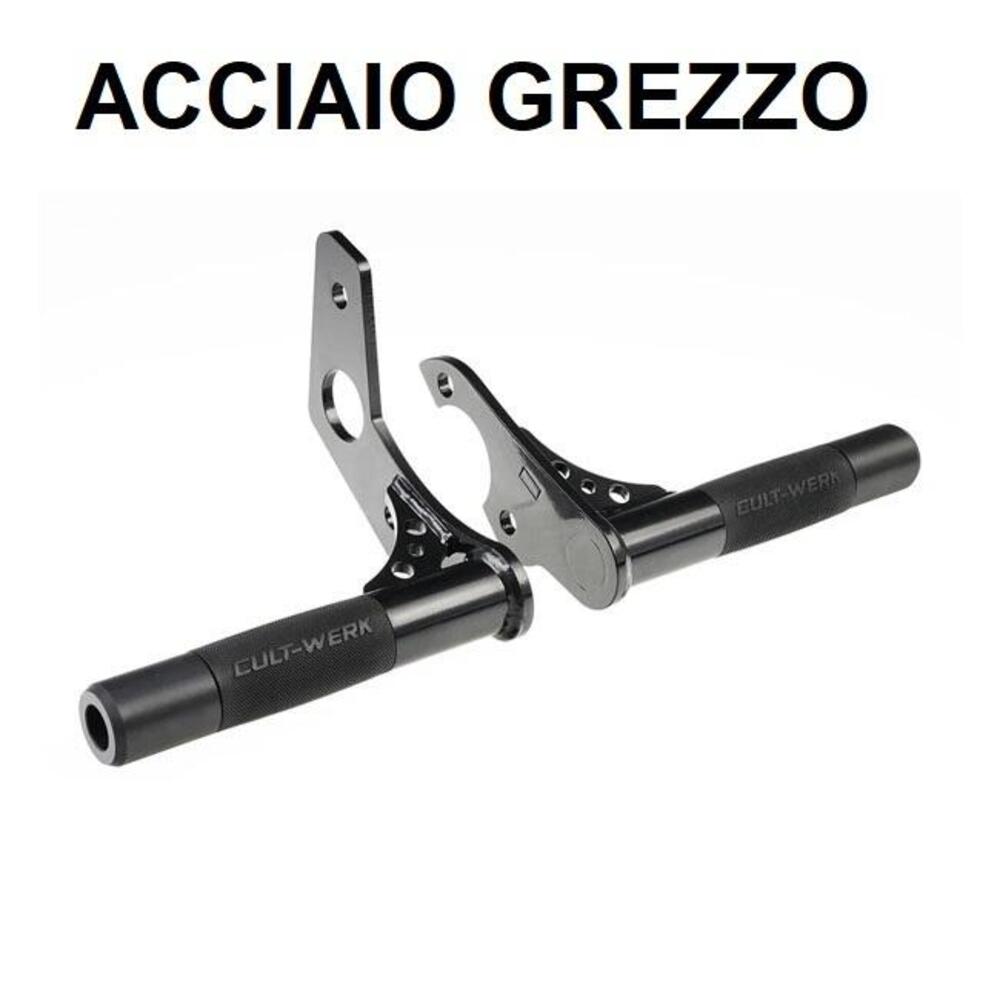 Crash Bar POSTERIORE Clubstyle Cult Werk ACCIAIO G 