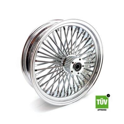 Ruota posteriore cromata Big Spoke 48 raggi 18&rdquo;x 5 