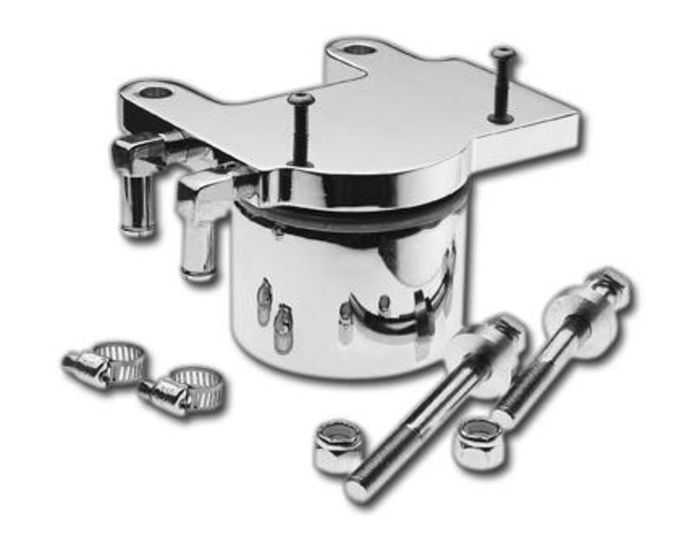 Supporto filtro olio cromato - completo di filtro 