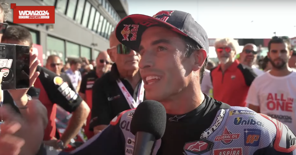 Oui, Marc Marquez a montré à tout le monde lors de la course WDW pourquoi Ducati l'a choisi : "Je ne sais même pas si j'avais touché Bulega, je l'aurais fait aussi avec Bagnaia"